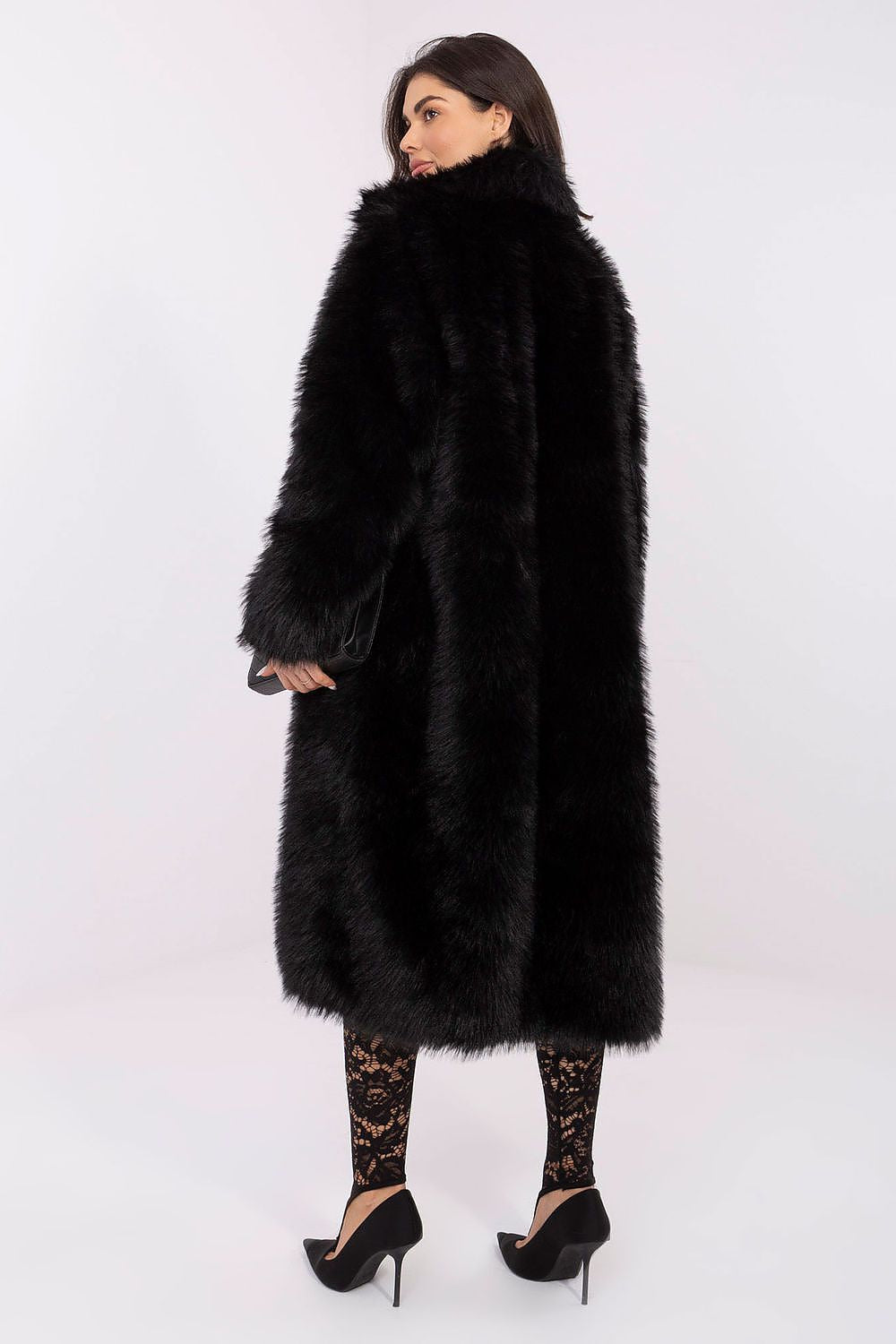 Mantel Damen Lang mit Pelzbesatz – Elegant & Warm
