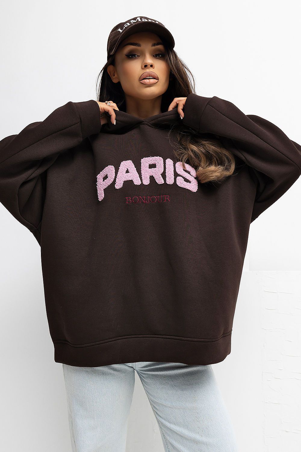 Pullover Damen Strick V-Ausschnitt Warm