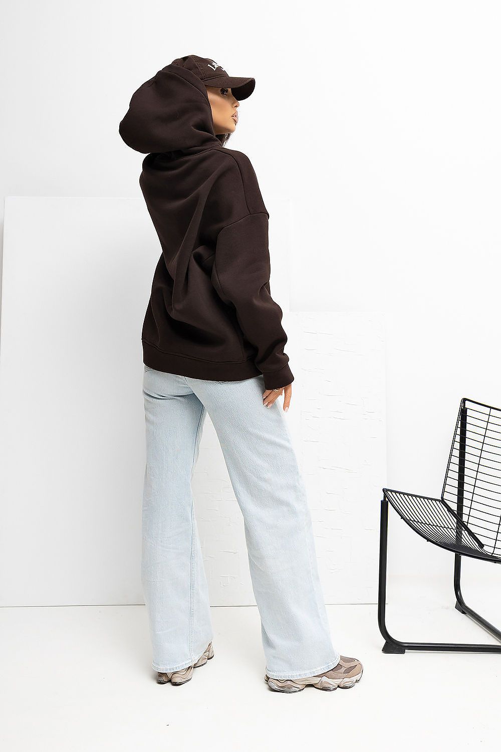 Pullover Damen Strick V-Ausschnitt Warm