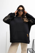 Pullover Damen Casual Rundhals Bequem