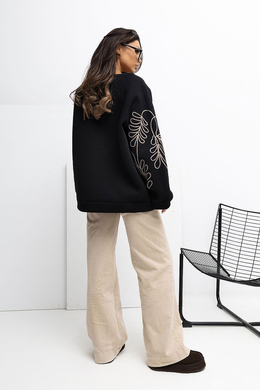 Pullover Damen Casual Rundhals Bequem