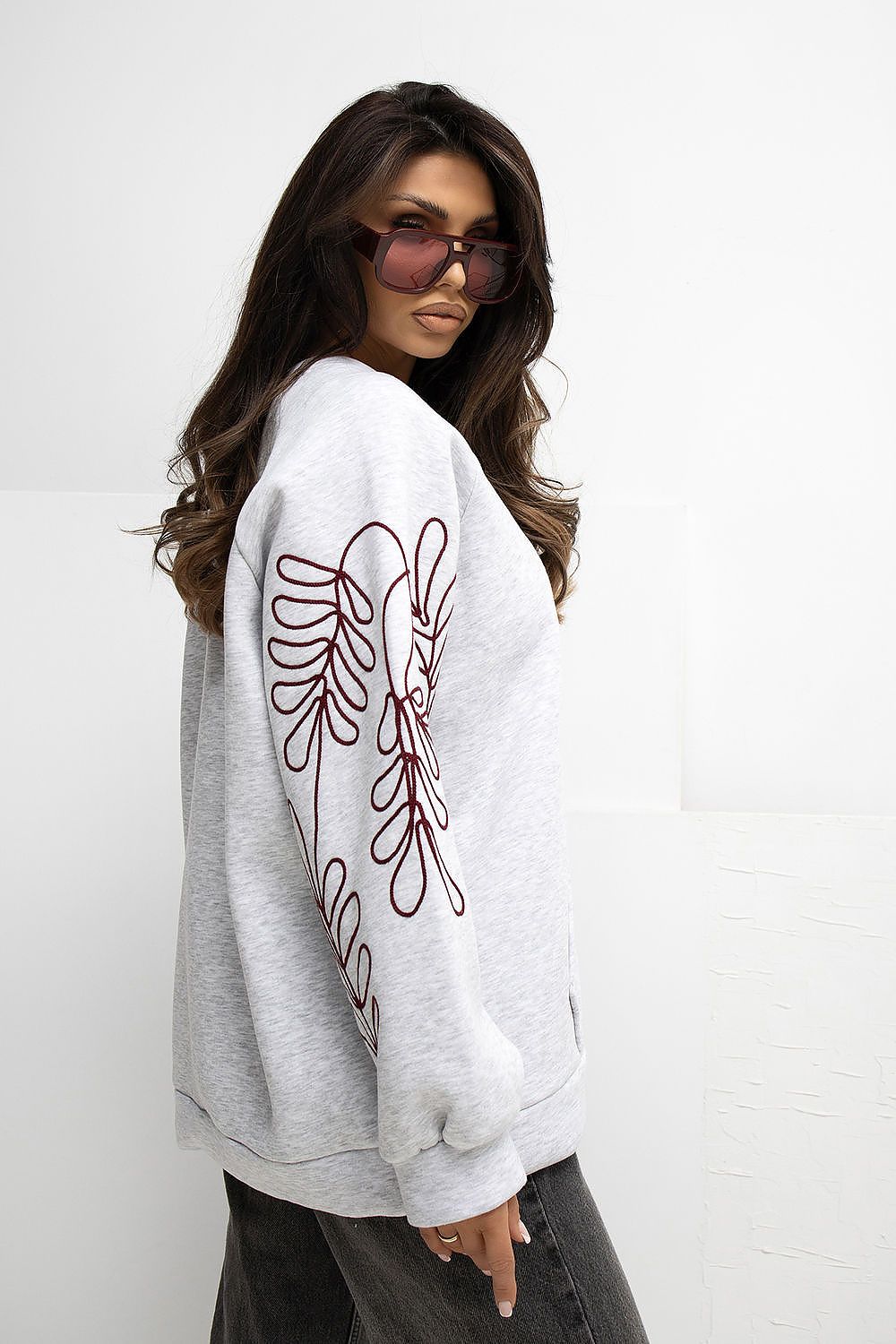 Pullover Damen Casual Rundhals Bequem