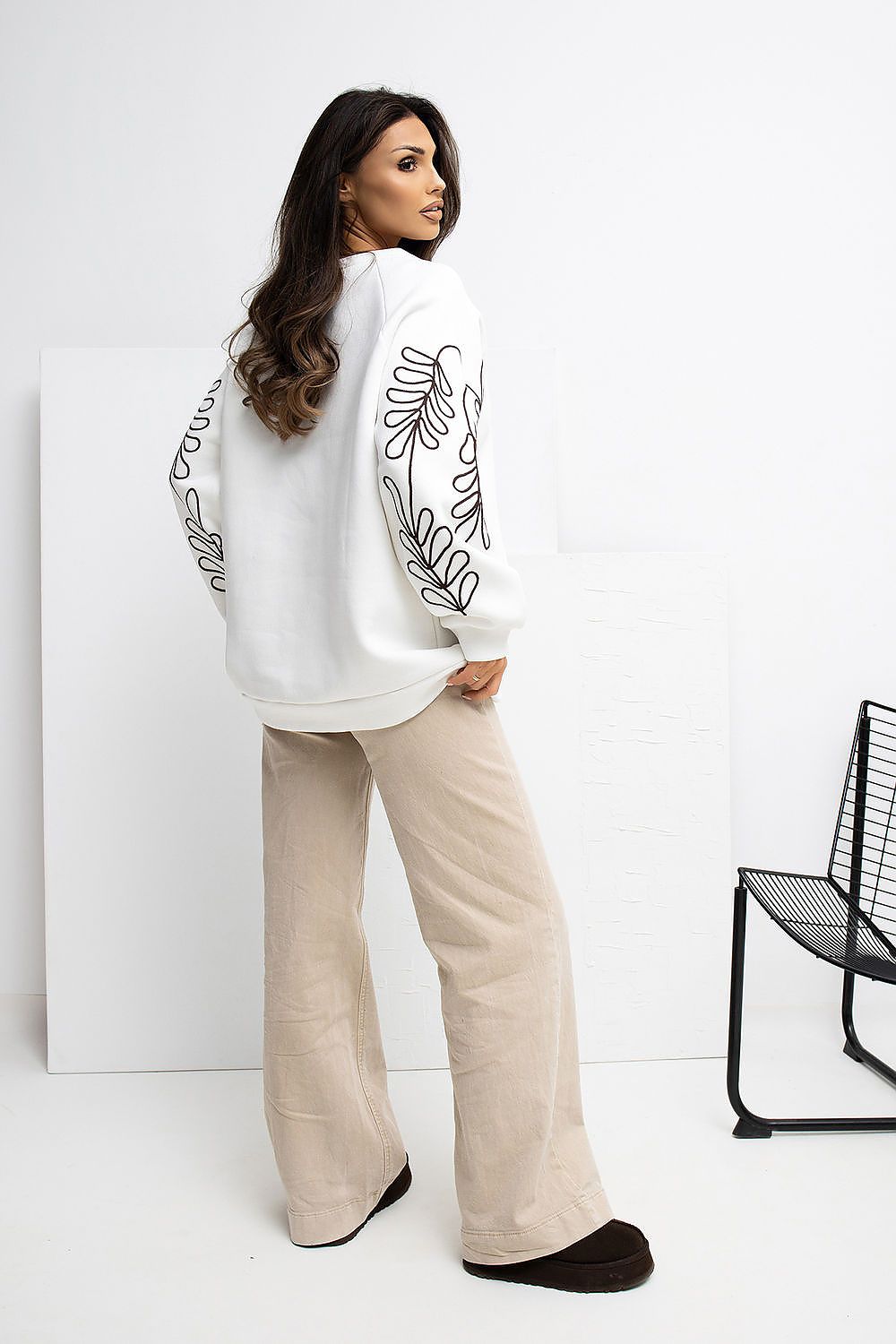 Pullover Damen Casual Rundhals Bequem