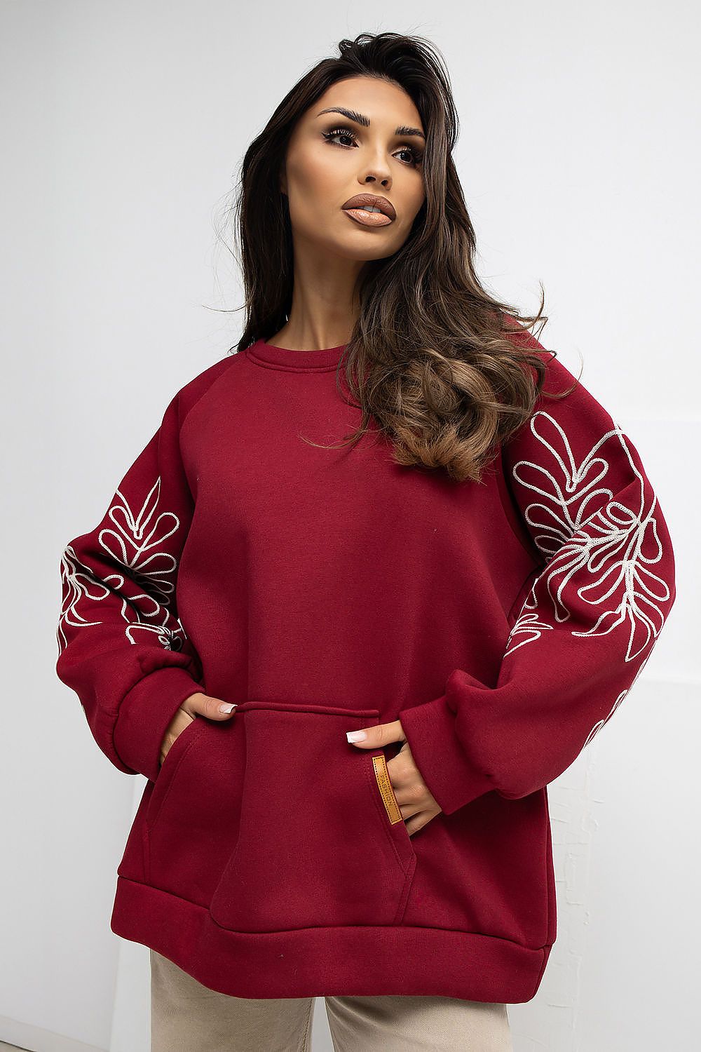 Pullover Damen Casual Rundhals Bequem
