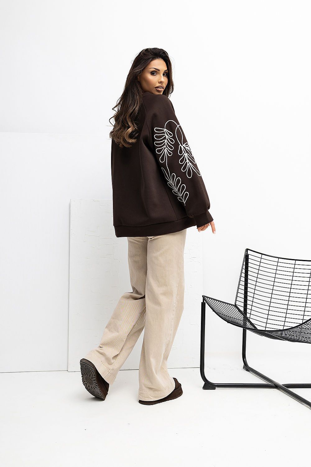 Pullover Damen Casual Rundhals Bequem