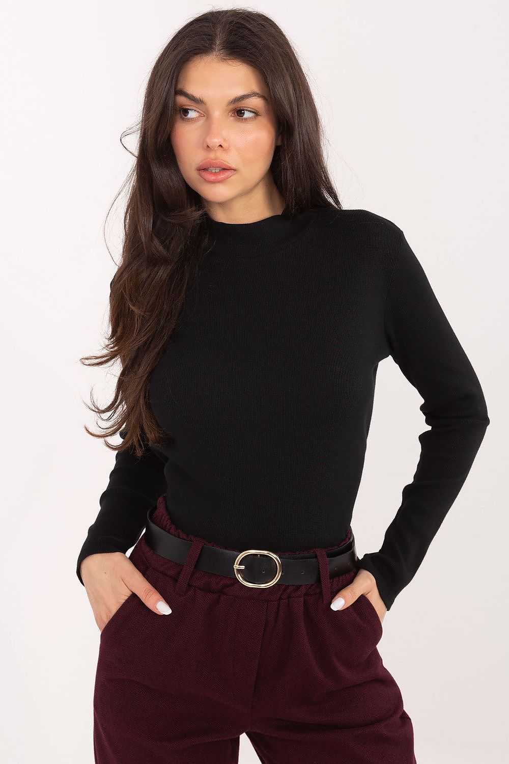 Bluse Damen Elegant Schleife Langarm