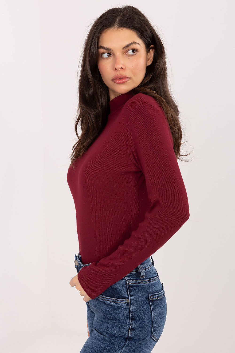 Bluse Damen Elegant Schleife Langarm