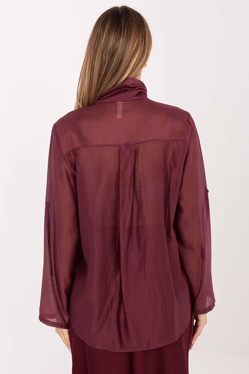 Elegantes Langarm Hemd Damen – Tencel Alltagslook Büro