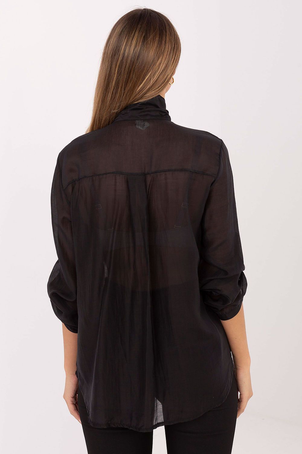 Elegantes Langarm Hemd Damen – Tencel Alltagslook Büro