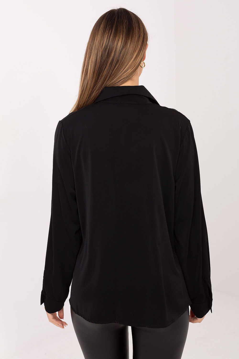 Damen Bluse Langarm mit Bindung – Elegant & Vielseitig