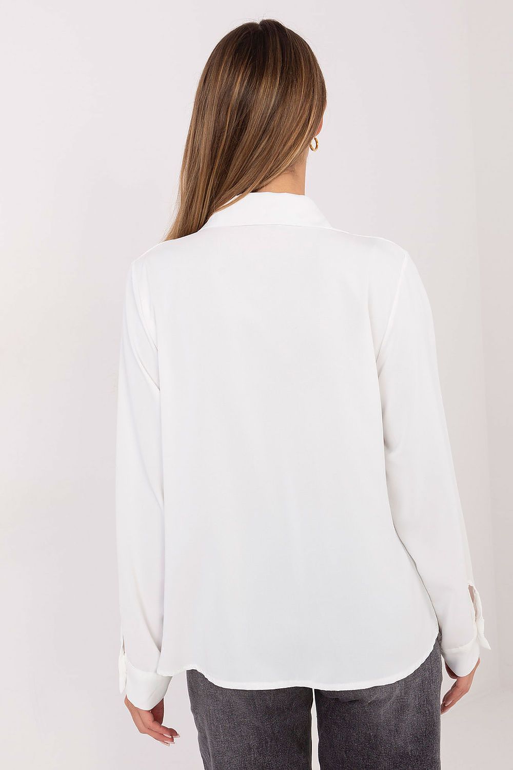 Damen Bluse Langarm mit Bindung – Elegant & Vielseitig