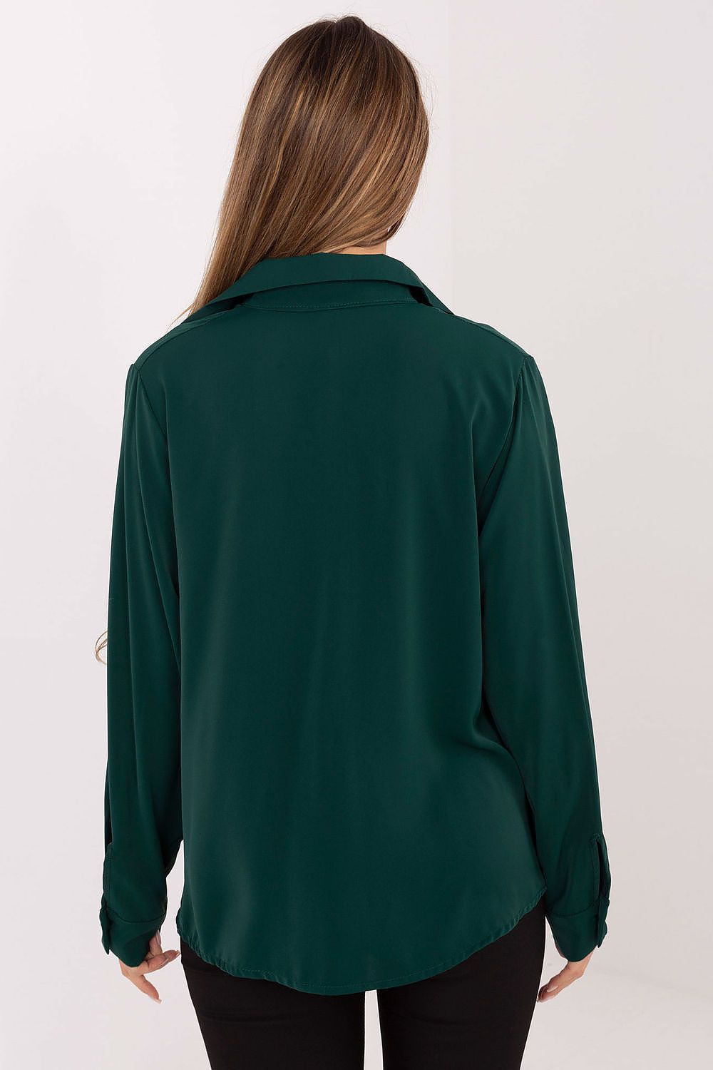 Damen Bluse Langarm mit Bindung – Elegant & Vielseitig