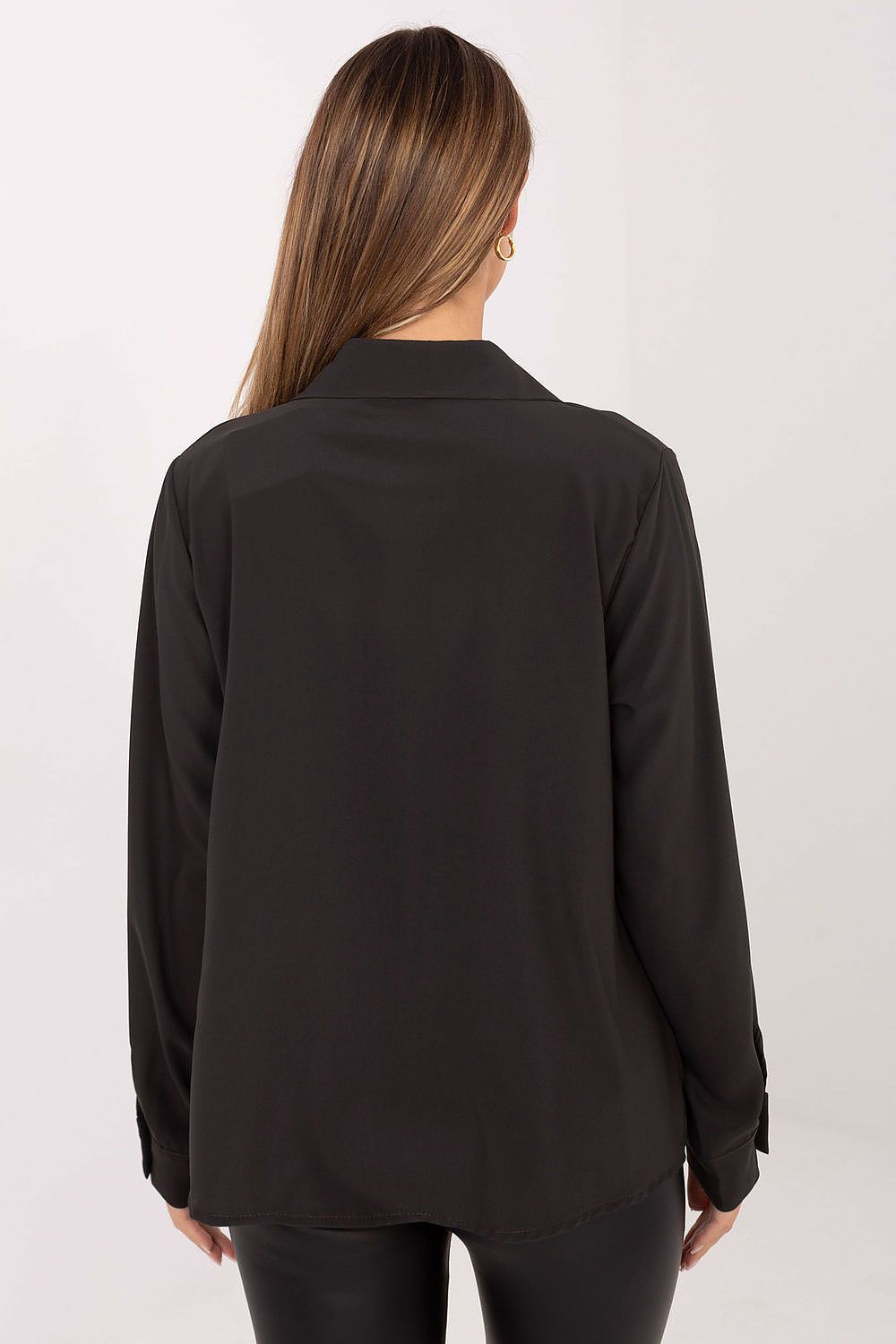 Damen Bluse Langarm mit Bindung – Elegant & Vielseitig