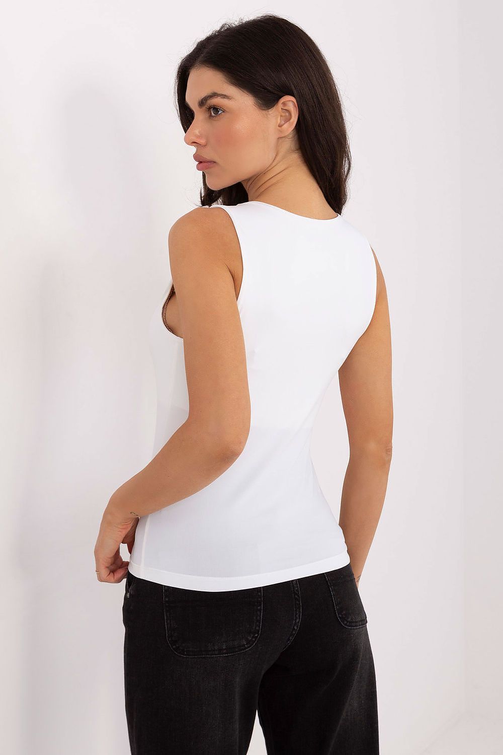 Damen Top Ärmellos Elastisch – Basic & Vielseitig