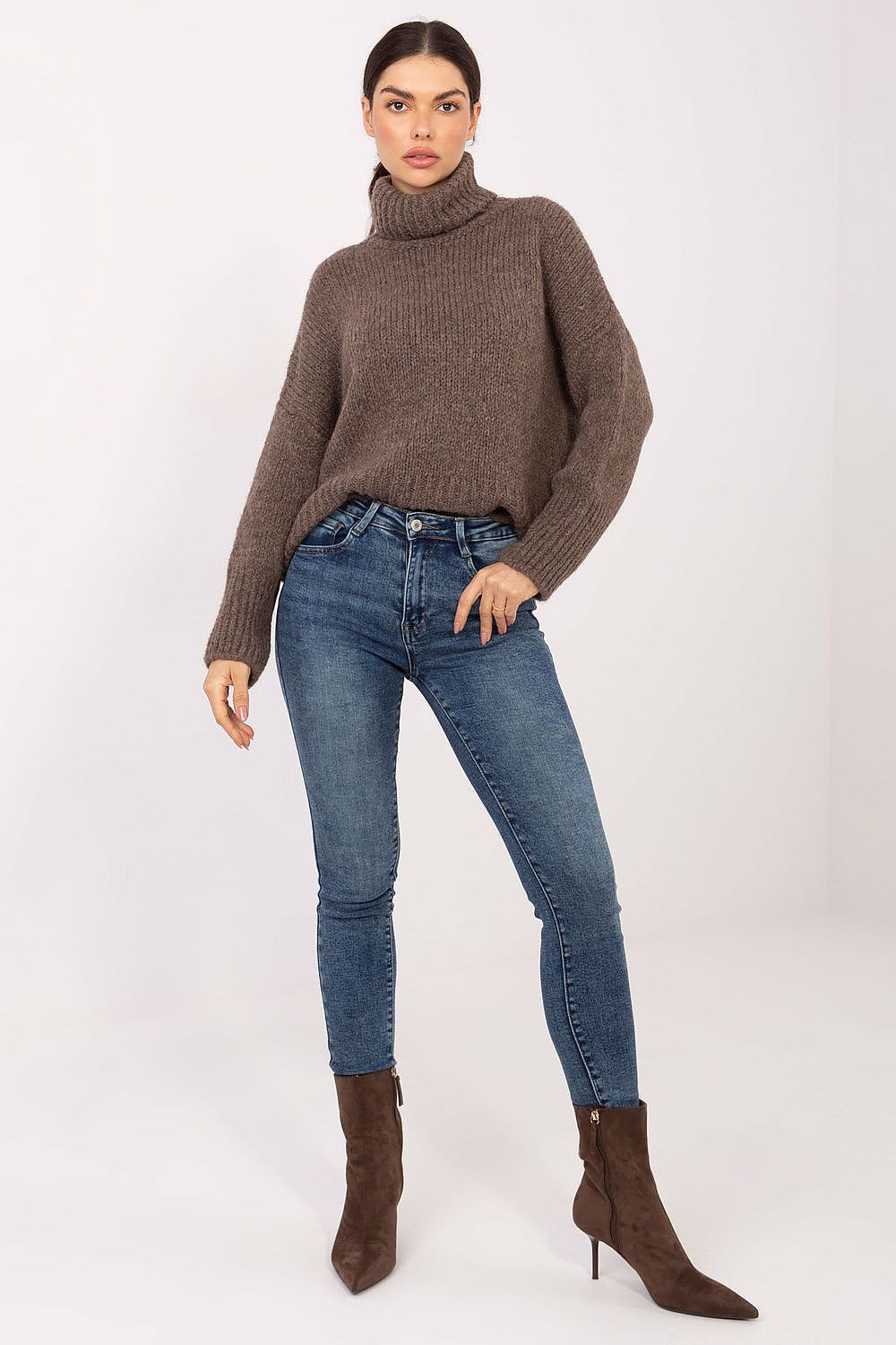 Skinny Jeans Damen Mittlere Taille Baumwolle XS-XL