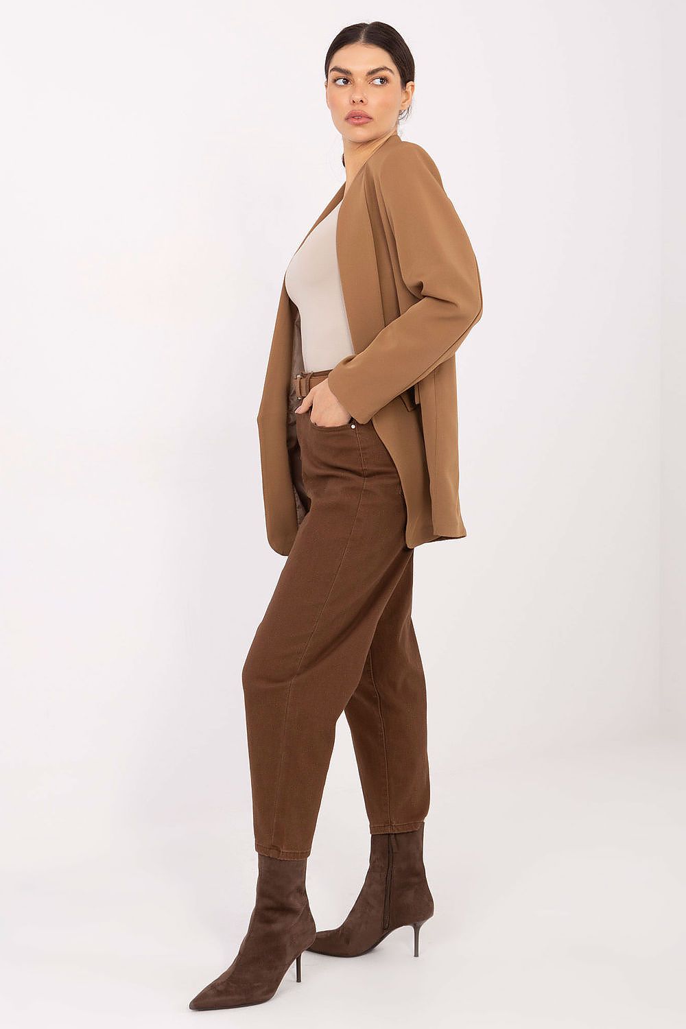 Mom Jeans Damen Gürtel Baumwolle XS-XL