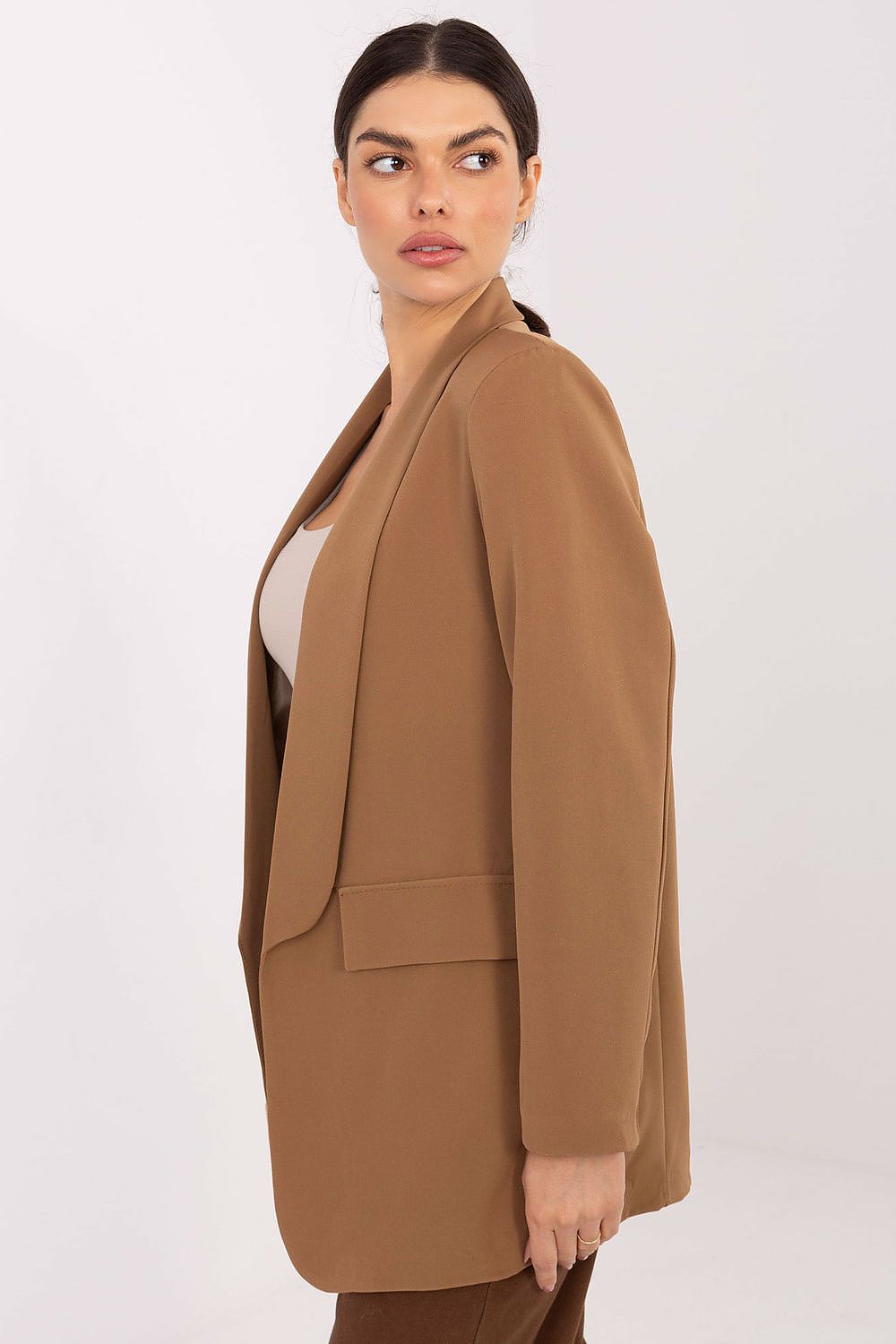 Damen Blazer elegant mit Schulterpolster | Sakko Universalgröße