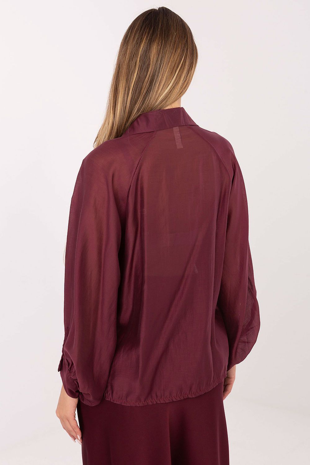 Damen Bluse Puffärmel Transparent – Elegant & Feminin