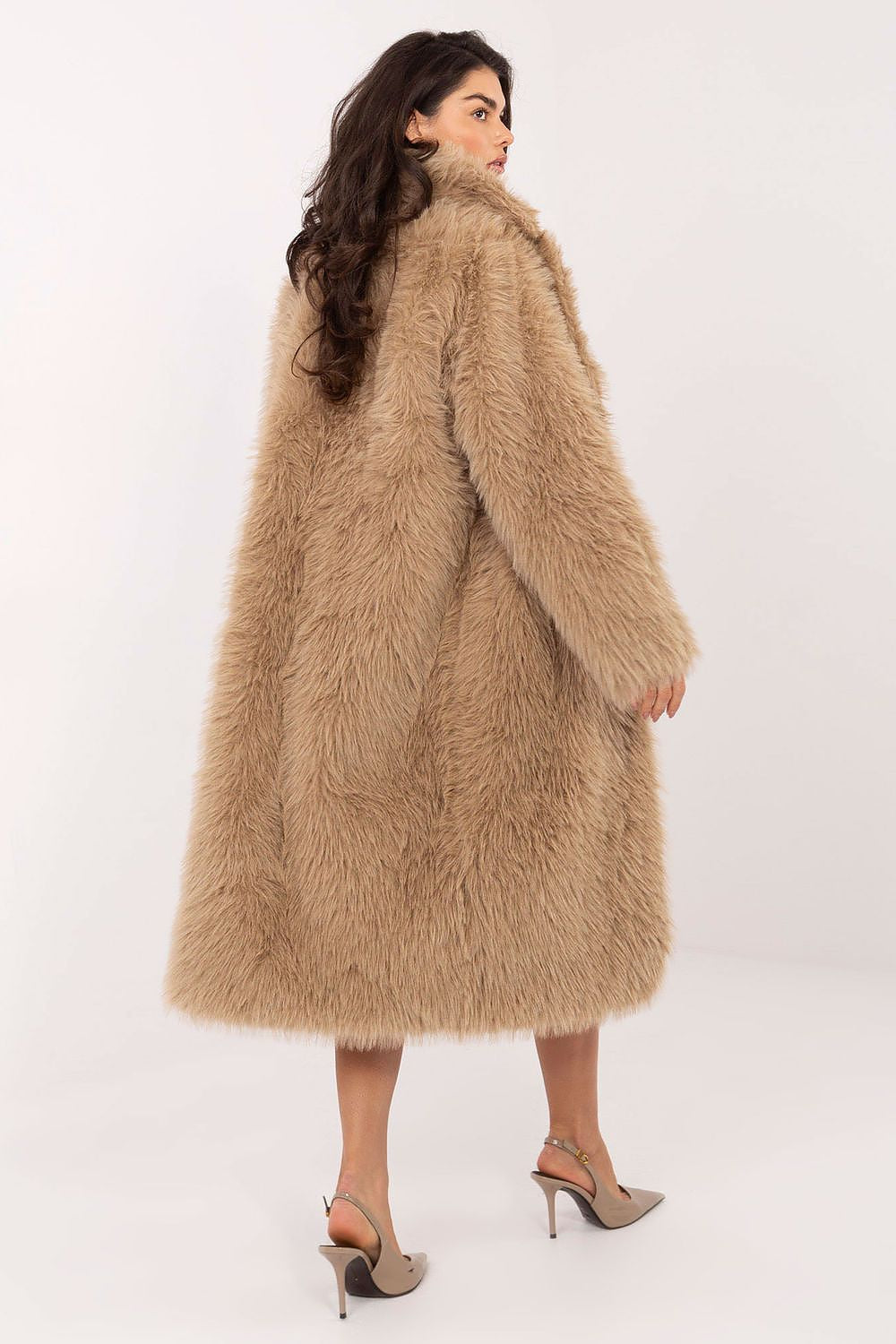 Mantel Damen Lang mit Pelzbesatz – Elegant & Warm