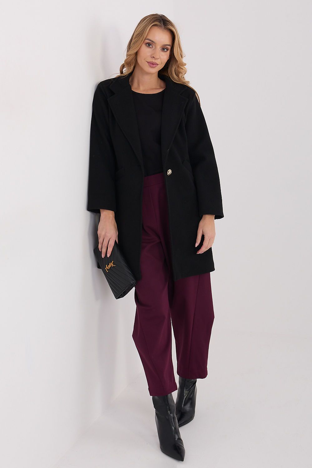 Damen Mantel Elegant Lang – Warm & Stylish für Winter