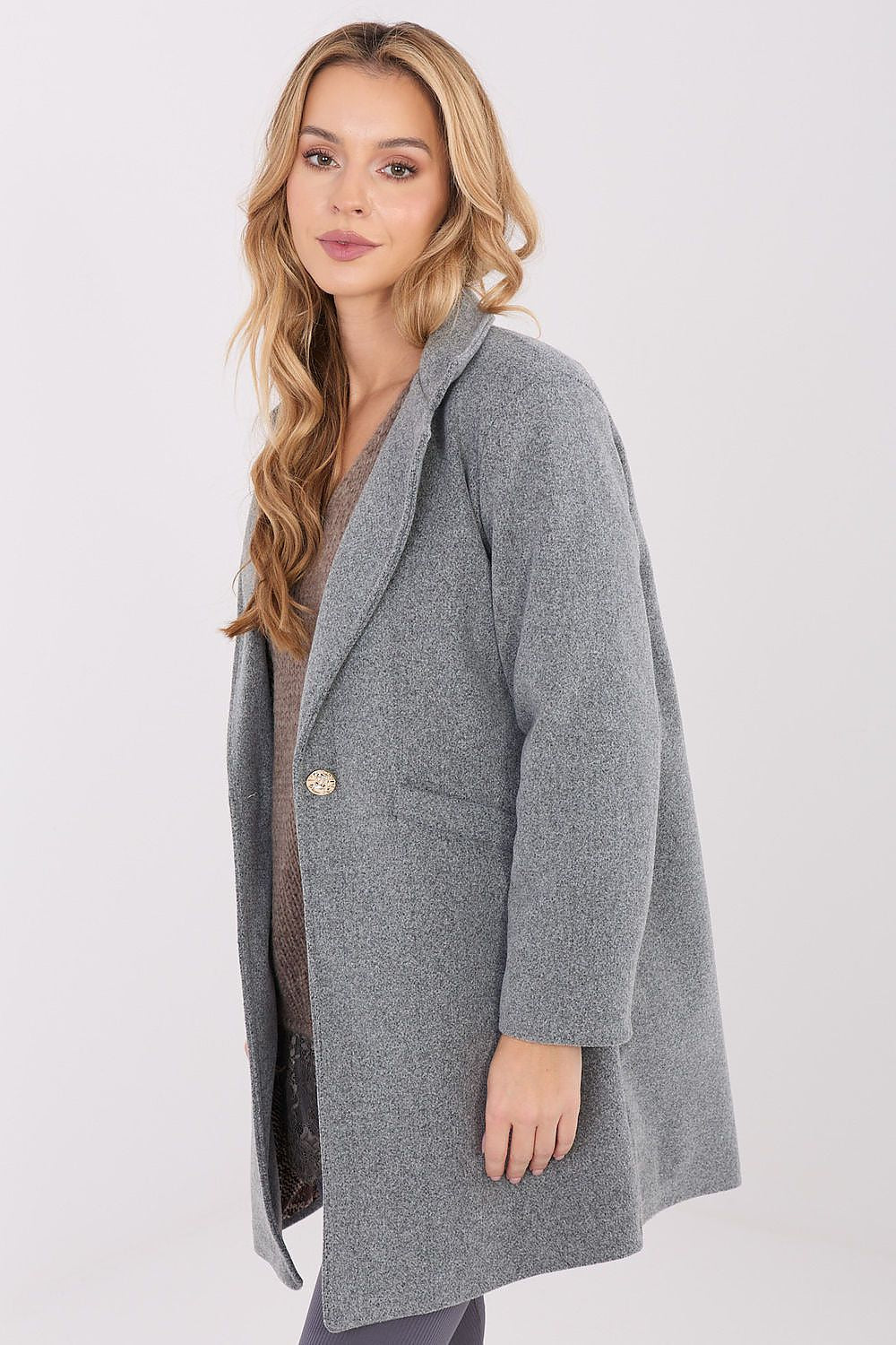 Damen Mantel Elegant Lang – Warm & Stylish für Winter