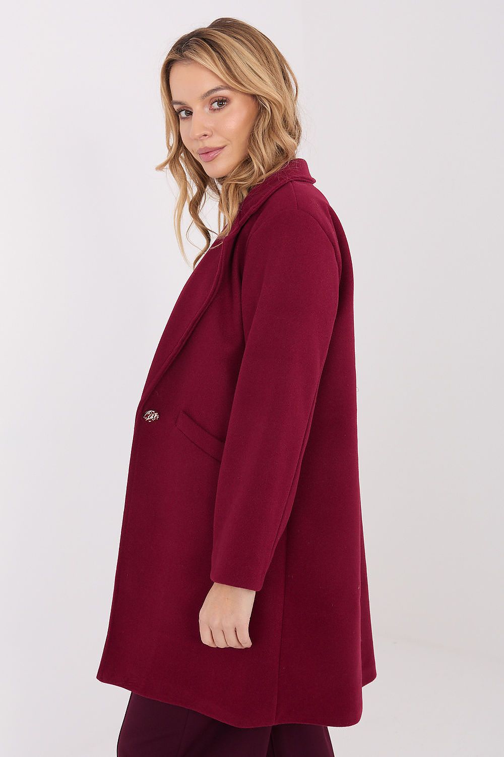 Damen Mantel Elegant Lang – Warm & Stylish für Winter