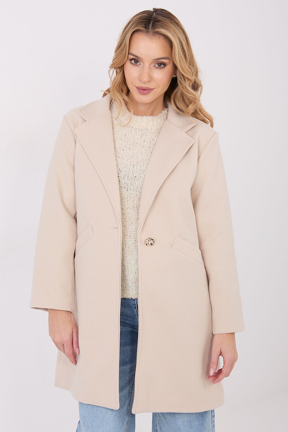 Damen Mantel Elegant Lang – Warm & Stylish für Winter