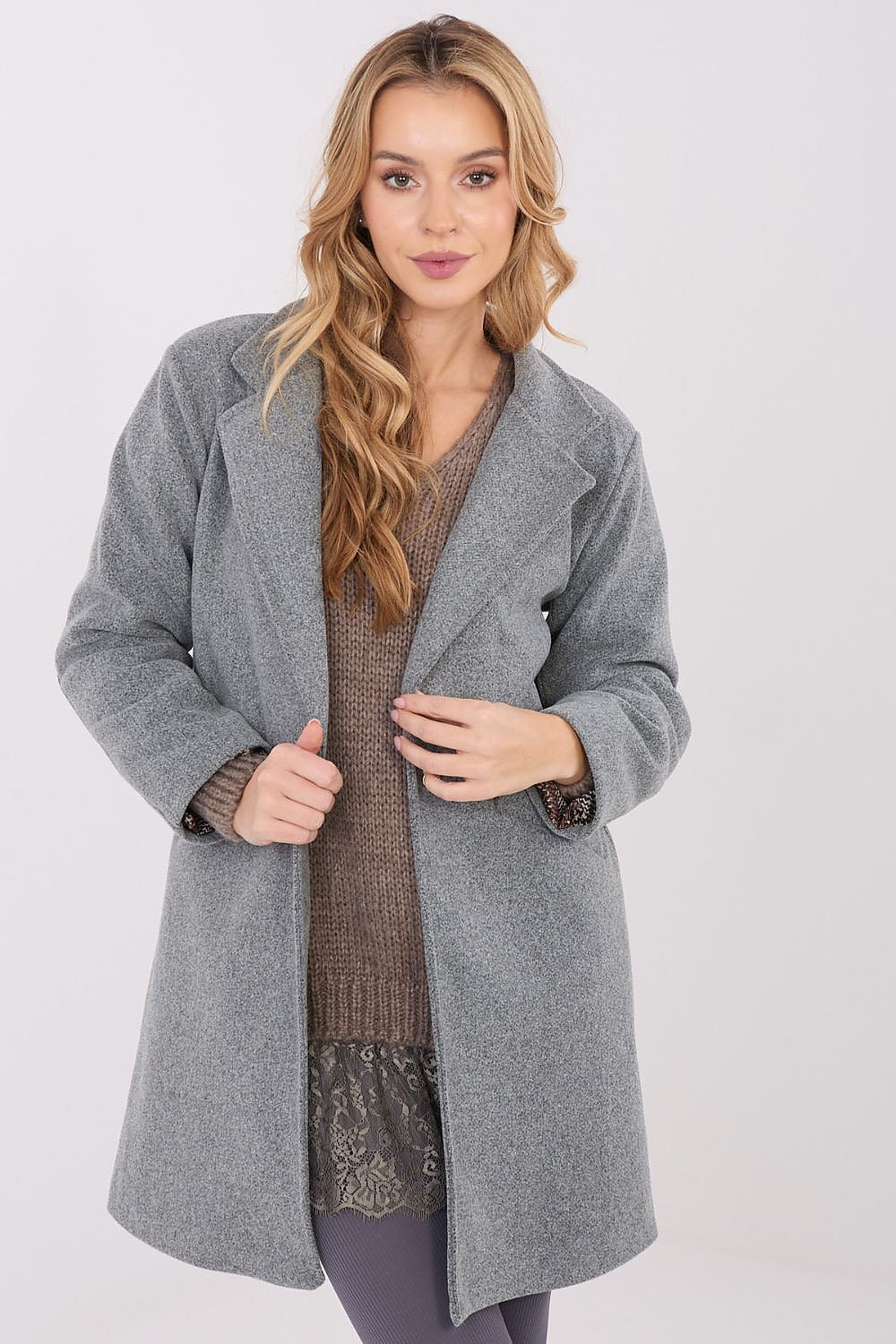 Damen Mantel Elegant Lang – Warm & Stylish für Winter