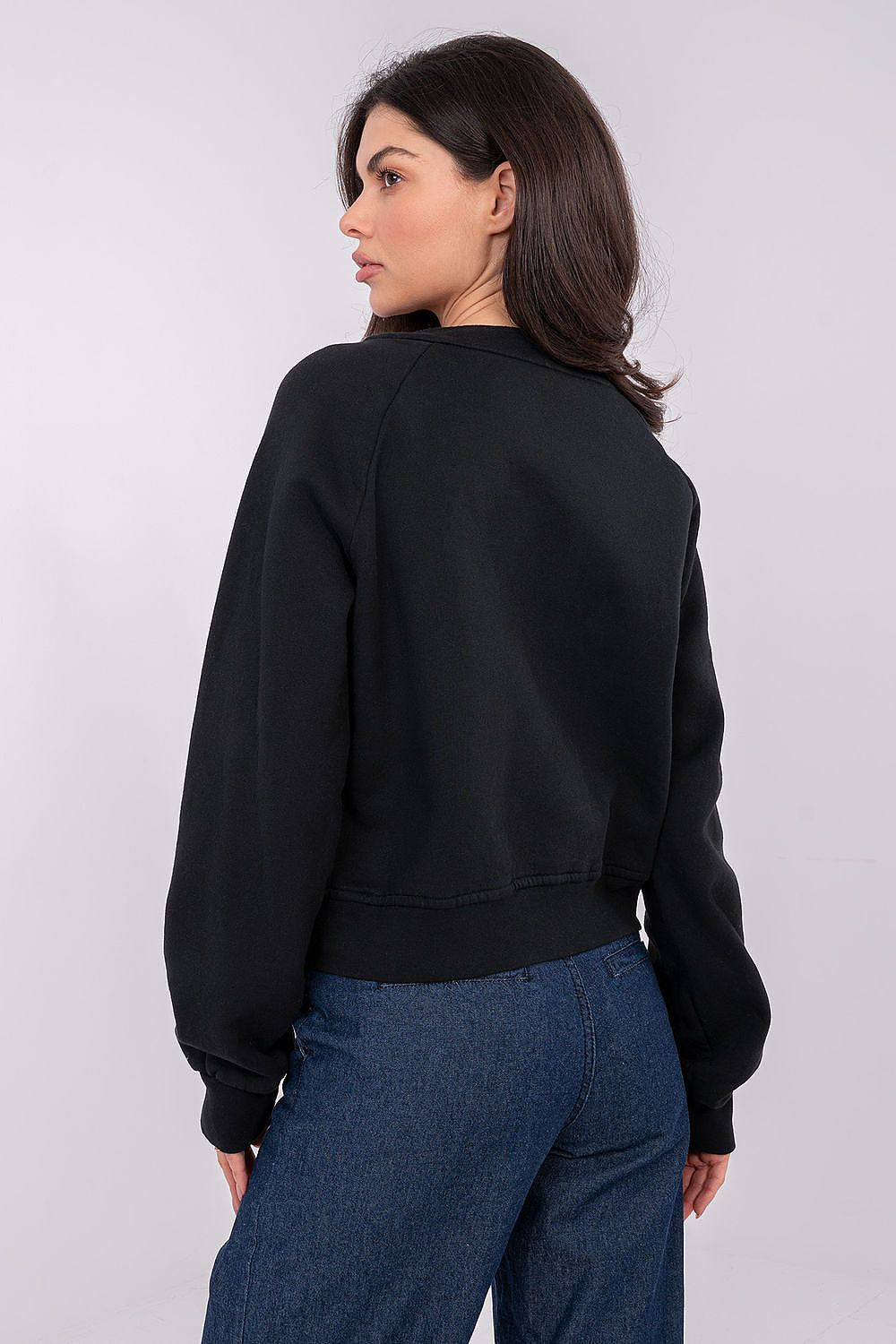 Sweatshirt Damen Kurz Reißverschluss – Lässig & Sportlich