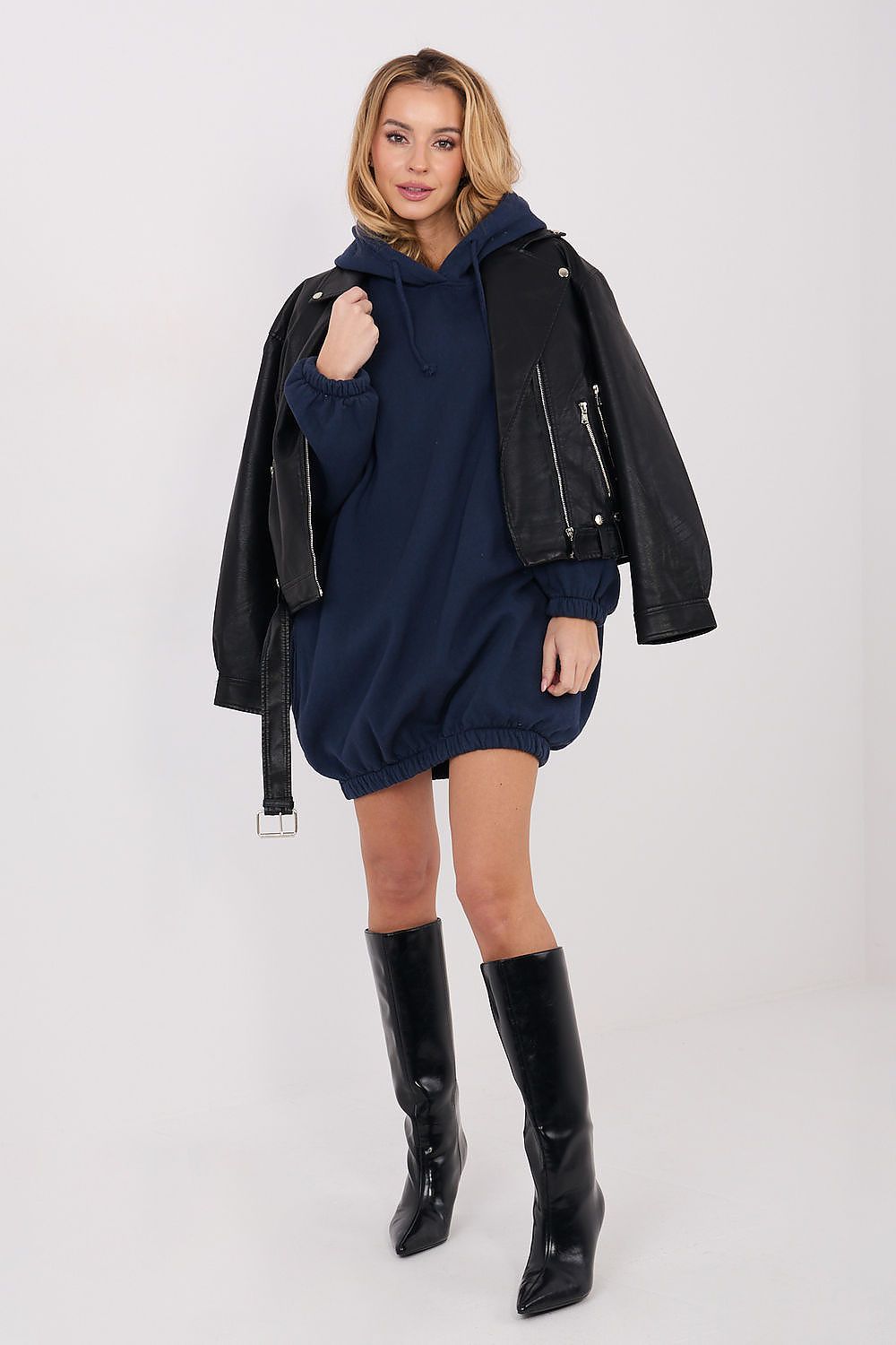 Sweatkleid Damen Oversize Kapuze – Bequem & Lässig