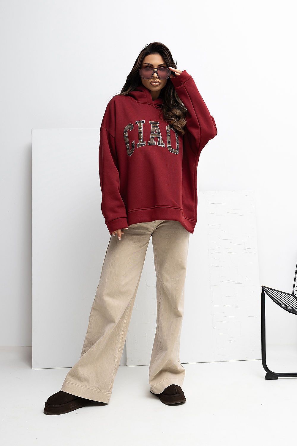 Damen Hoodie mit Stickerei – Bequem & Stylisch für jeden Tag