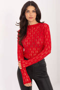 Spitzen-Shirt Damen – Elegantes Langarm-Top mit Bootsausschnitt
