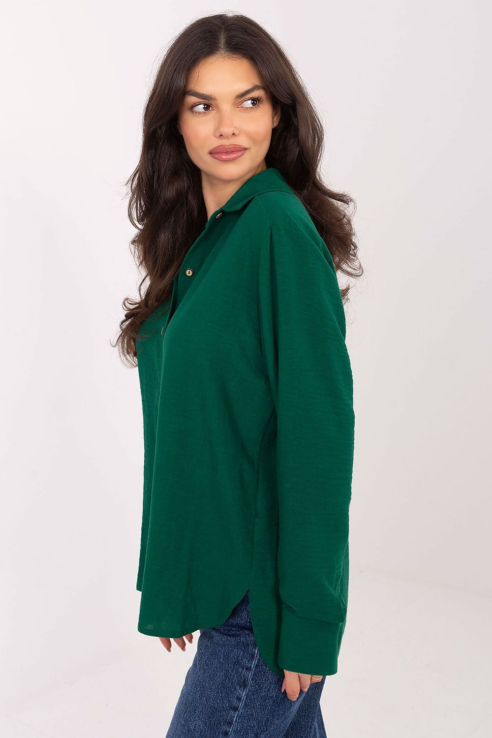 Damen Bluse Langarm Baumwolle – Klassisch & Vielseitig