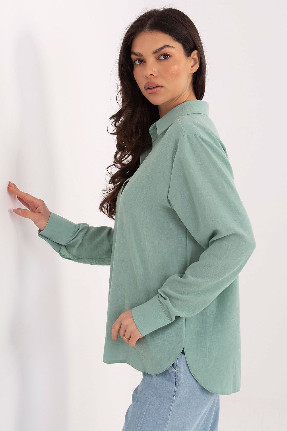Damen Bluse Langarm Baumwolle – Klassisch & Vielseitig