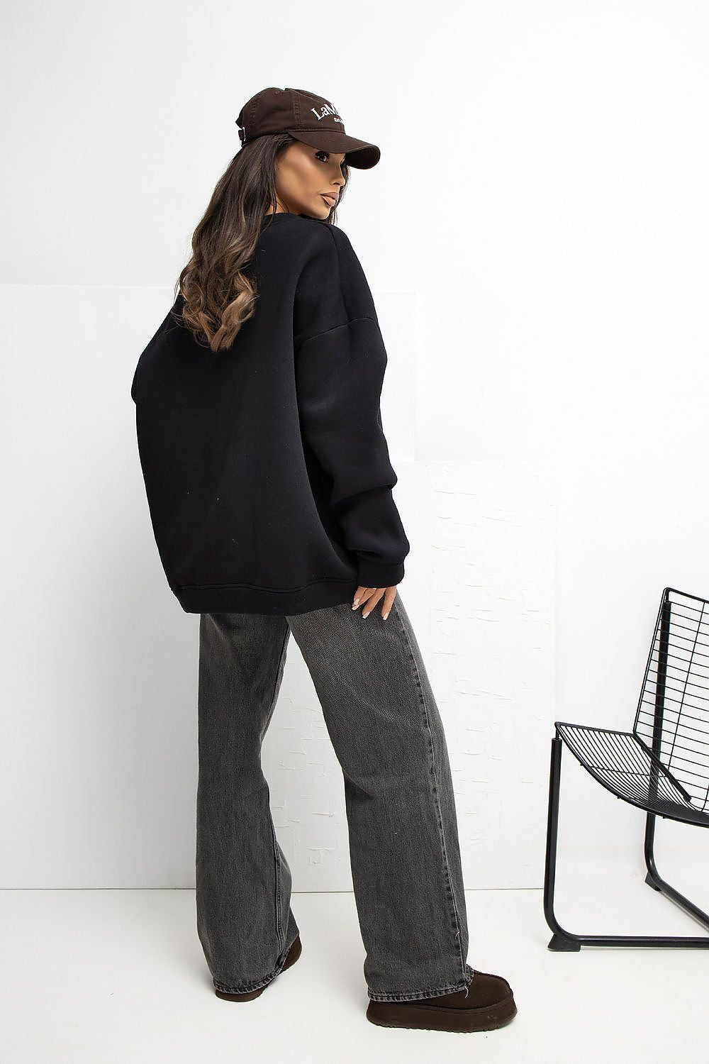 Damen Sweatshirt Baumwolle mit Logo – Casual & Bequem