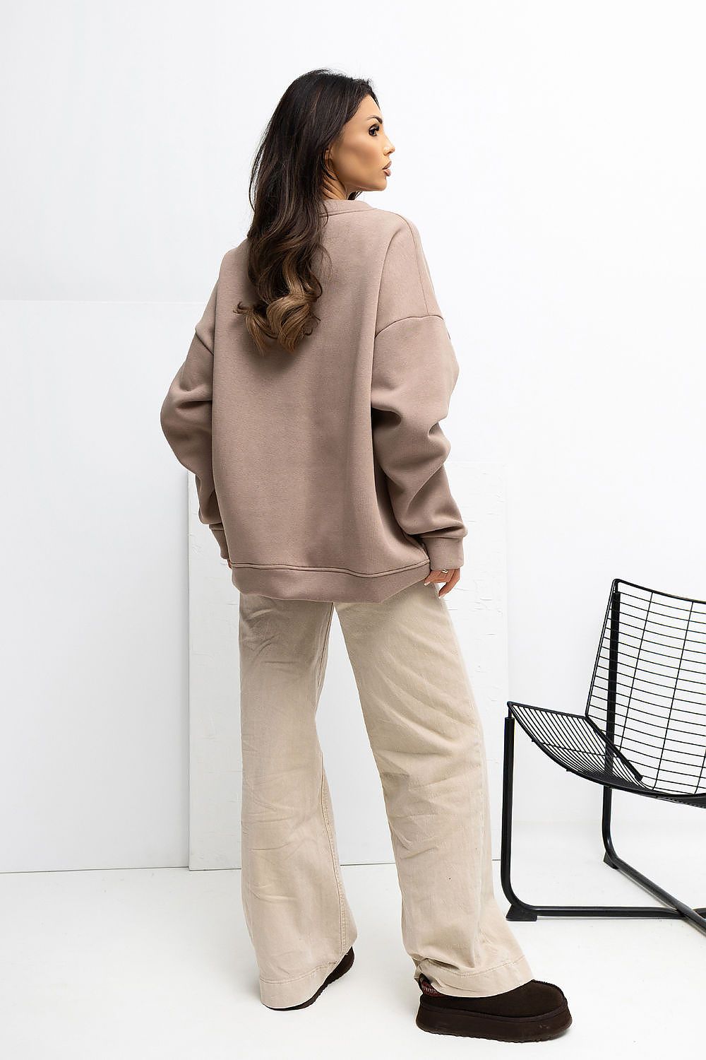 Damen Sweatshirt Baumwolle mit Logo – Casual & Bequem
