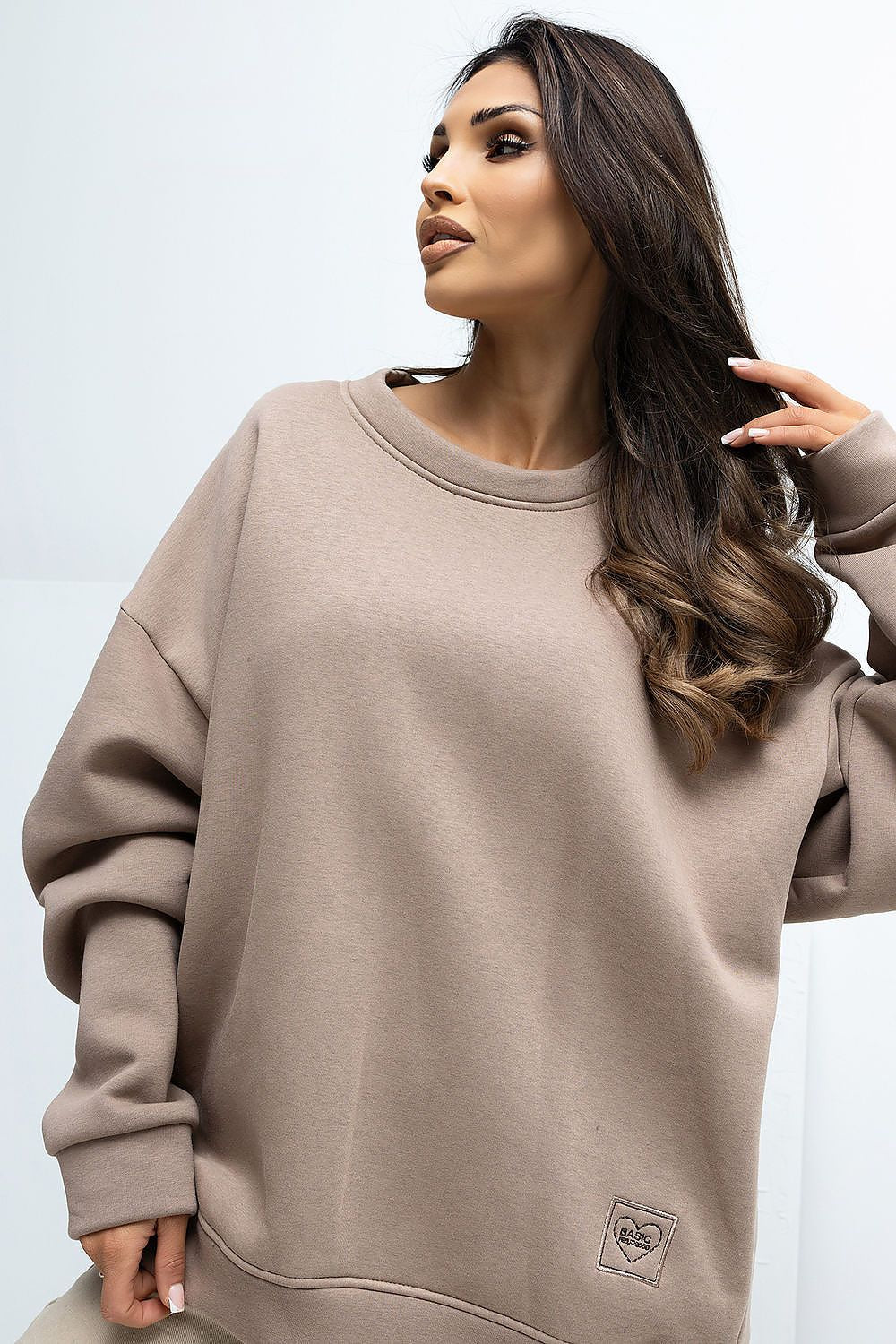 Damen Sweatshirt Baumwolle mit Logo – Casual & Bequem