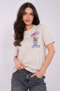 Damen T-Shirt Baumwolle mit Print – Lässig & Stylisch