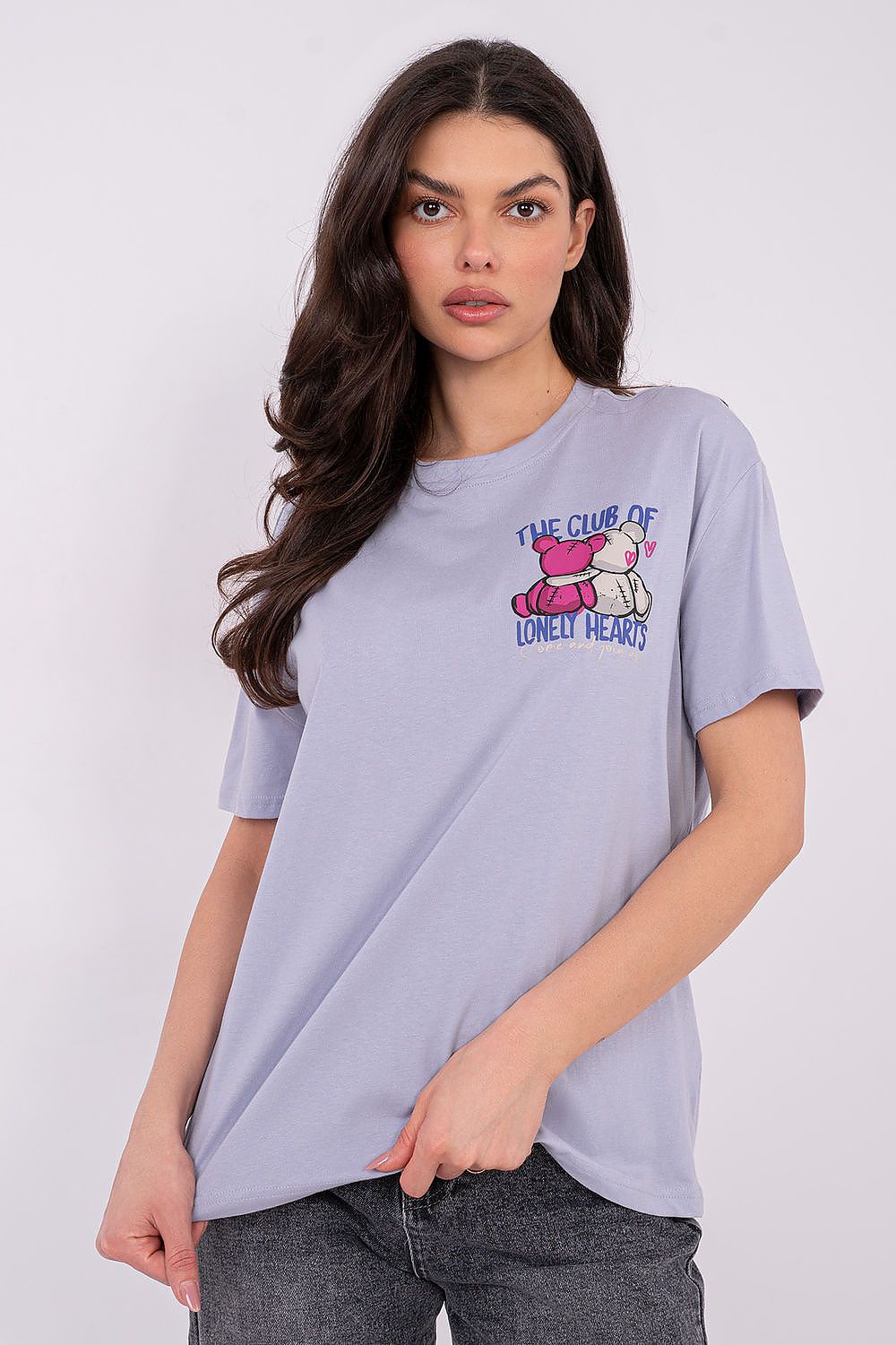 Damen T-Shirt Baumwolle mit Print – Lässig & Stylisch