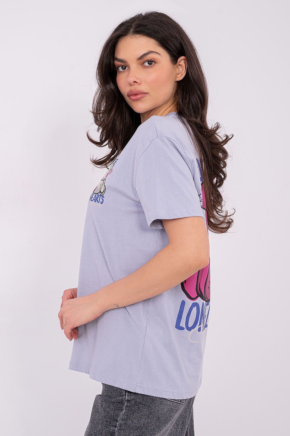 Damen T-Shirt Baumwolle mit Print – Lässig & Stylisch