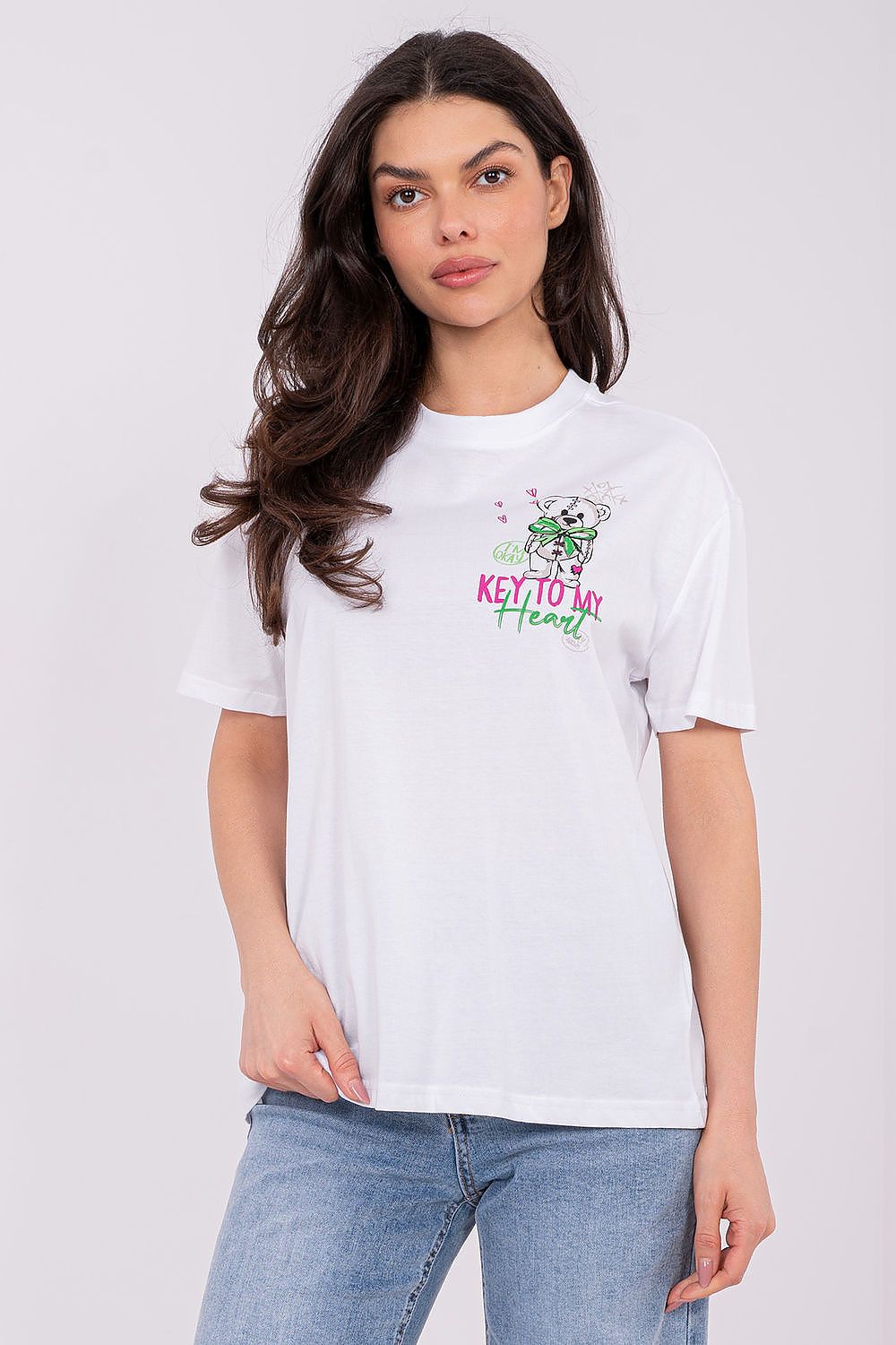 Damen T-Shirt Baumwolle mit Print – Lässig & Stylisch