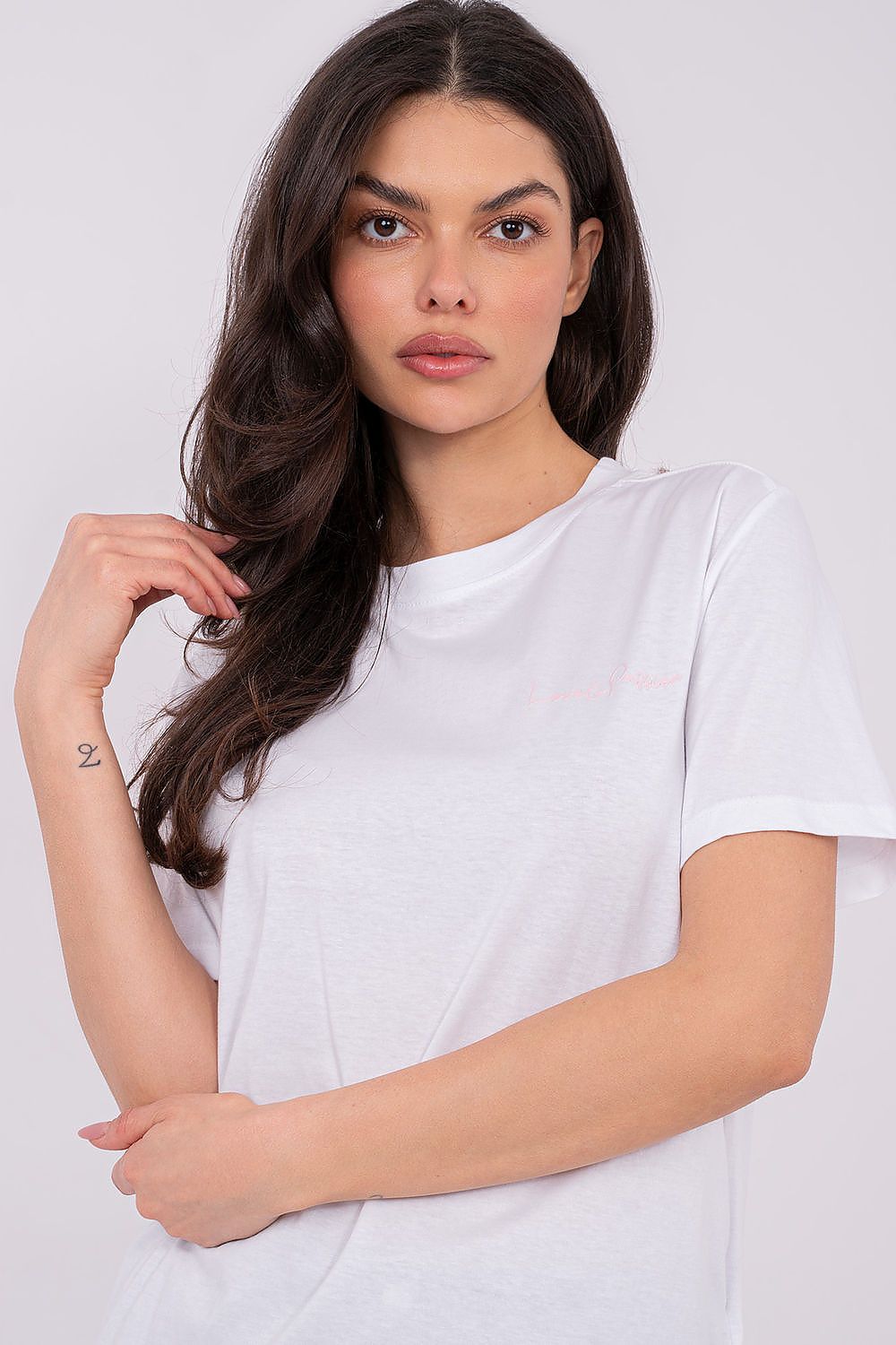 T-Shirt Damen Baumwolle Print Casual Rundhals