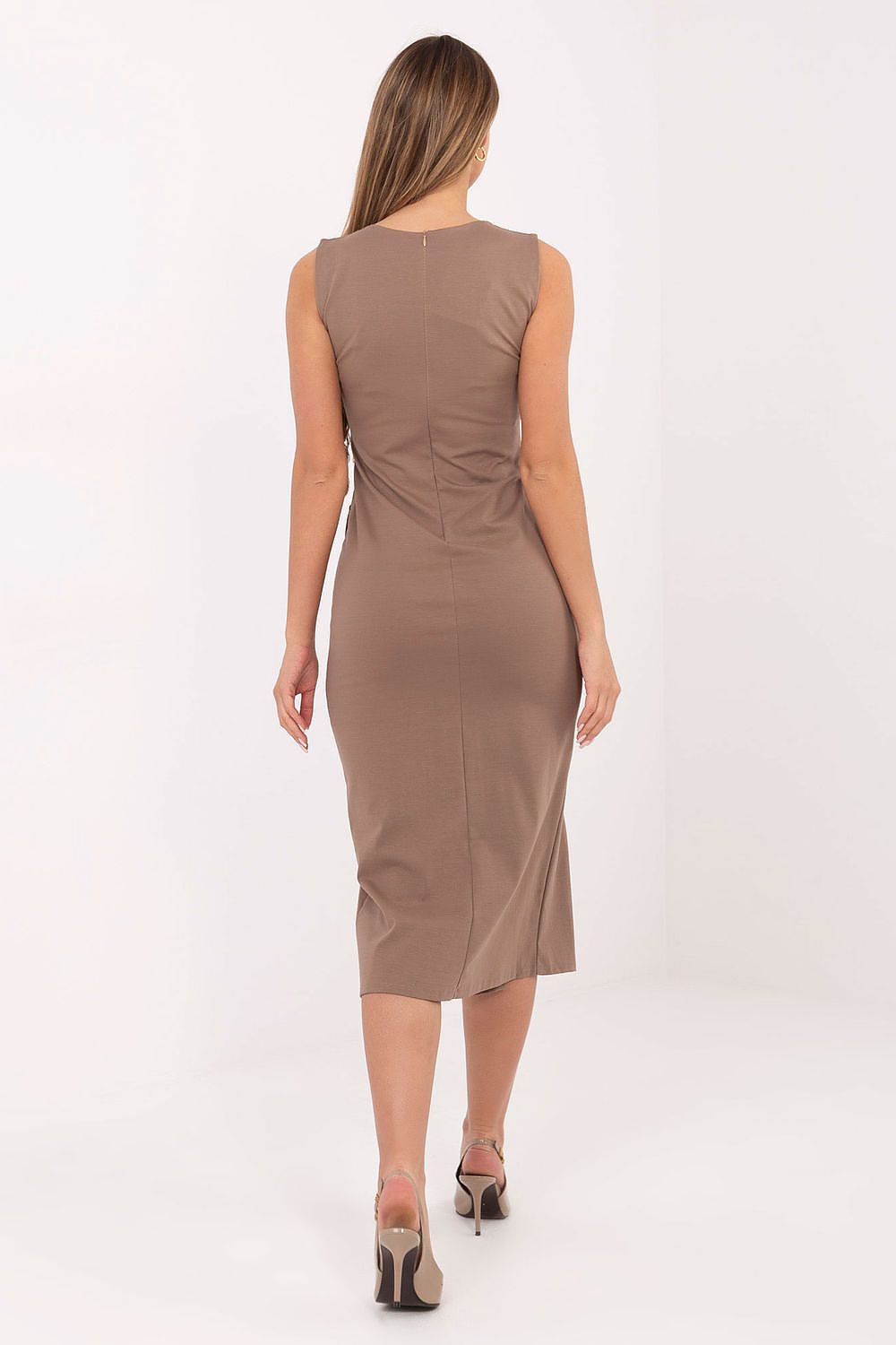 Bleistiftkleid Damen Midi - Elegantes Business Kleid
