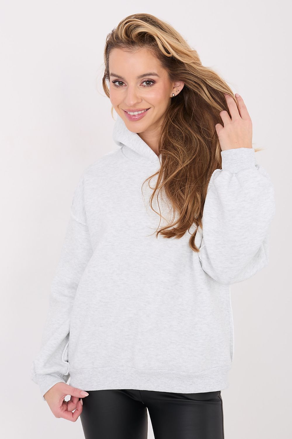 Hoodie Damen Gefüttert Kapuze Baumwolle Herbst Winter