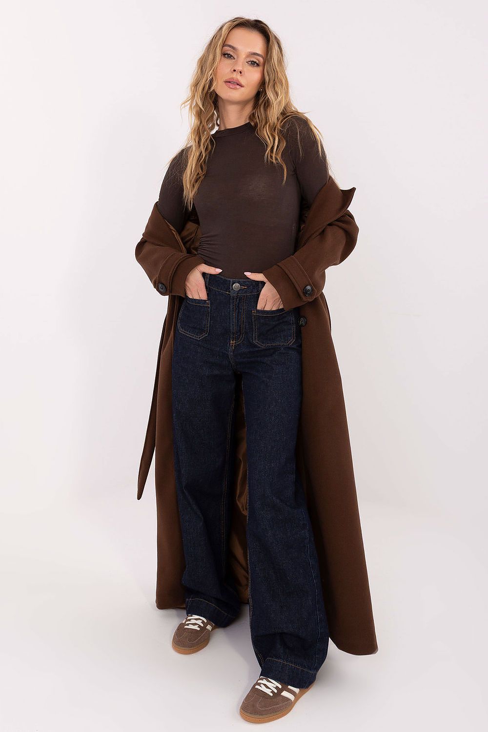 Longsleeve Damen Kaschmir Rundhals Weich