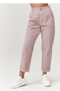 Cordhose Damen Hohe Taille Verkürzt - Stylische Cord Hose Italien