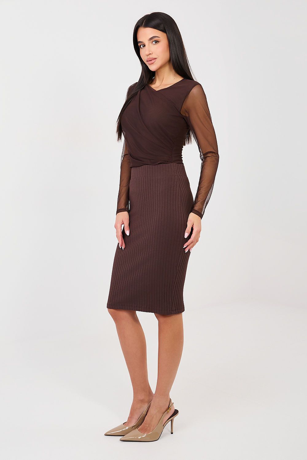 Bleistiftrock Damen Midi - Eleganter Rock