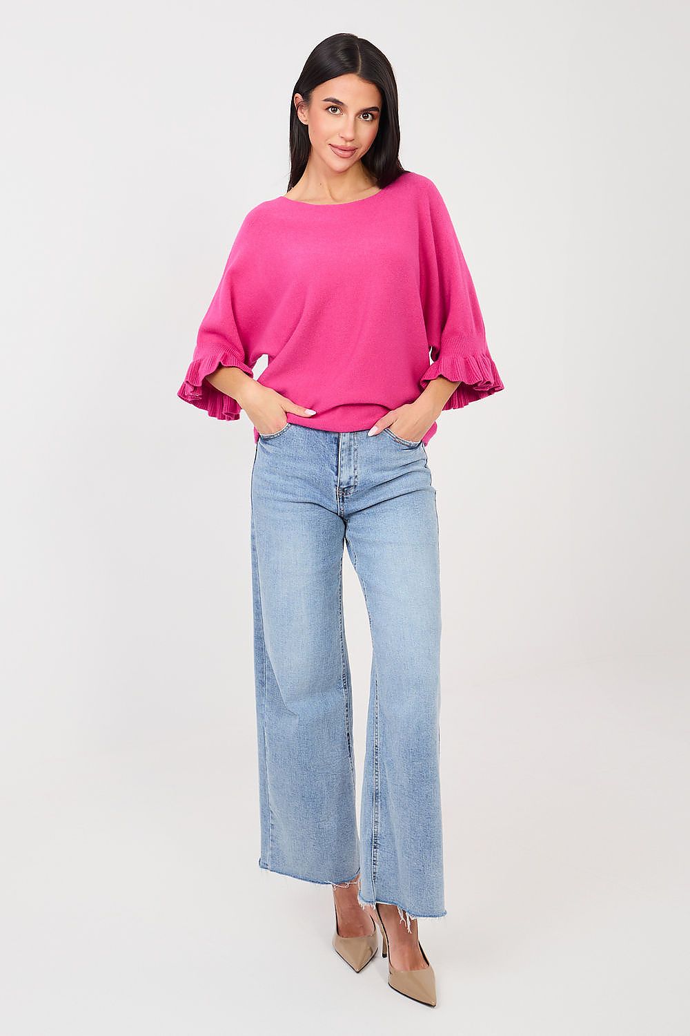 Pullover Damen Viskose elegant zeitlos