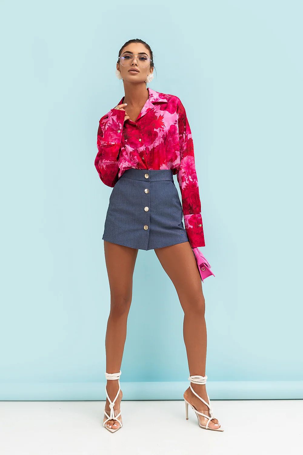 Bluse Damen Langarm Gestreift - Elegante Hemdbluse Büro
