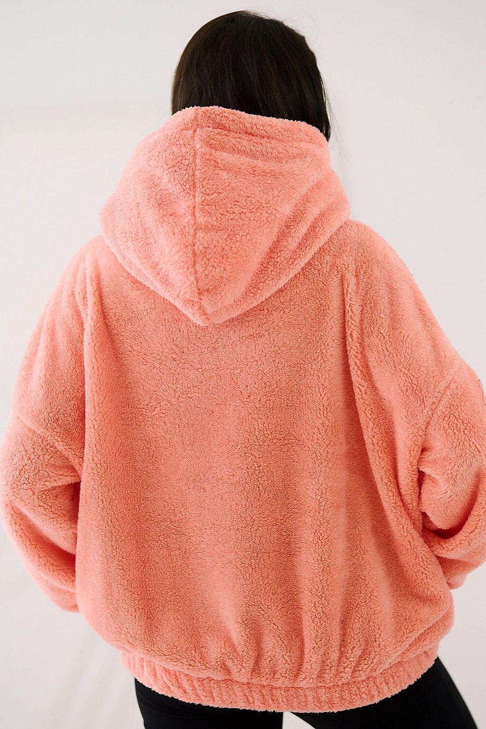 Hoodie Damen Bärenmotiv Kapuze Kängurutablesche